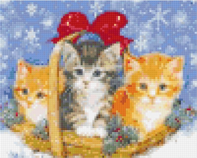 Pixel hobby classic template - cat christmas