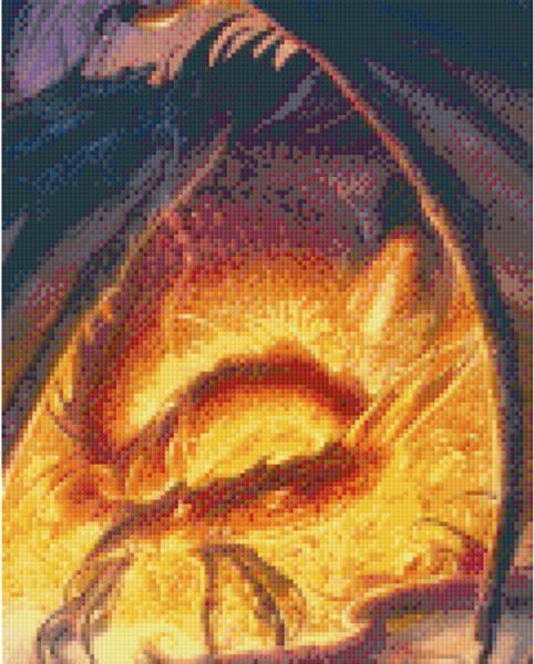 Pixel hobby classic template - dragon in the cave