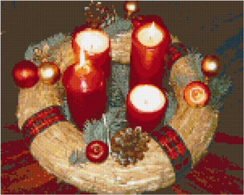 Pixel hobby classic template - advent wreath