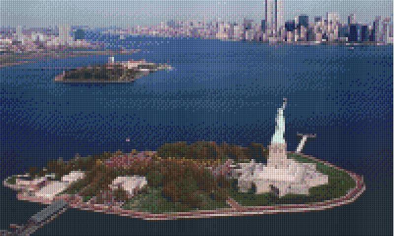 Pixelhobby Klassik Vorlage - Liberty Island