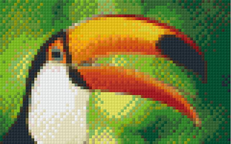 Pixel hobby classic template - toucan