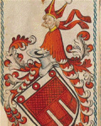 Pixelhobby Klassik Vorlage - Wappen Graf von Montfort