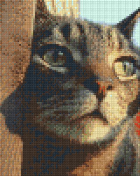 Pixelhobby Klassik Vorlage - Träumende Katze