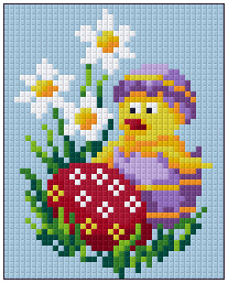 Pixelhobby Klassik Vorlage - Little Easter Chick