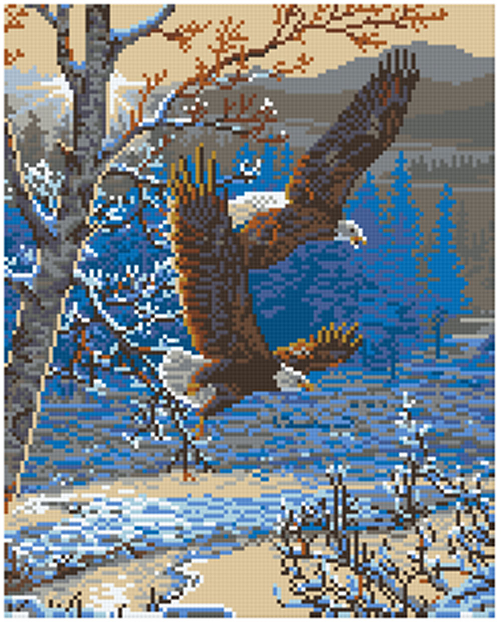 Pixelhobby Klassik Set - An Eagle Flight