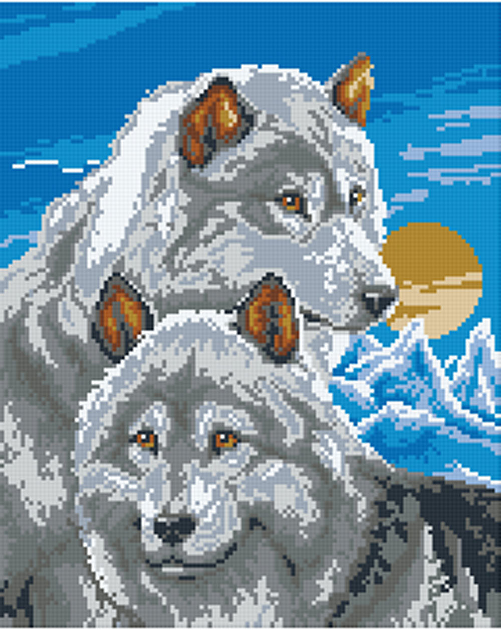 Pixelhobby classic set - ice wolves