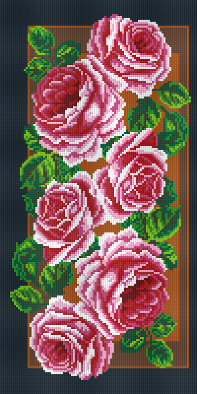 Pixel Hobby Classic Template - Six Roses