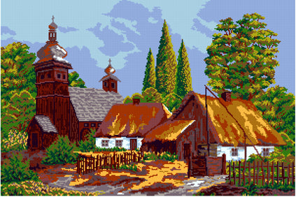 Pixel hobby classic template - Romanian Village