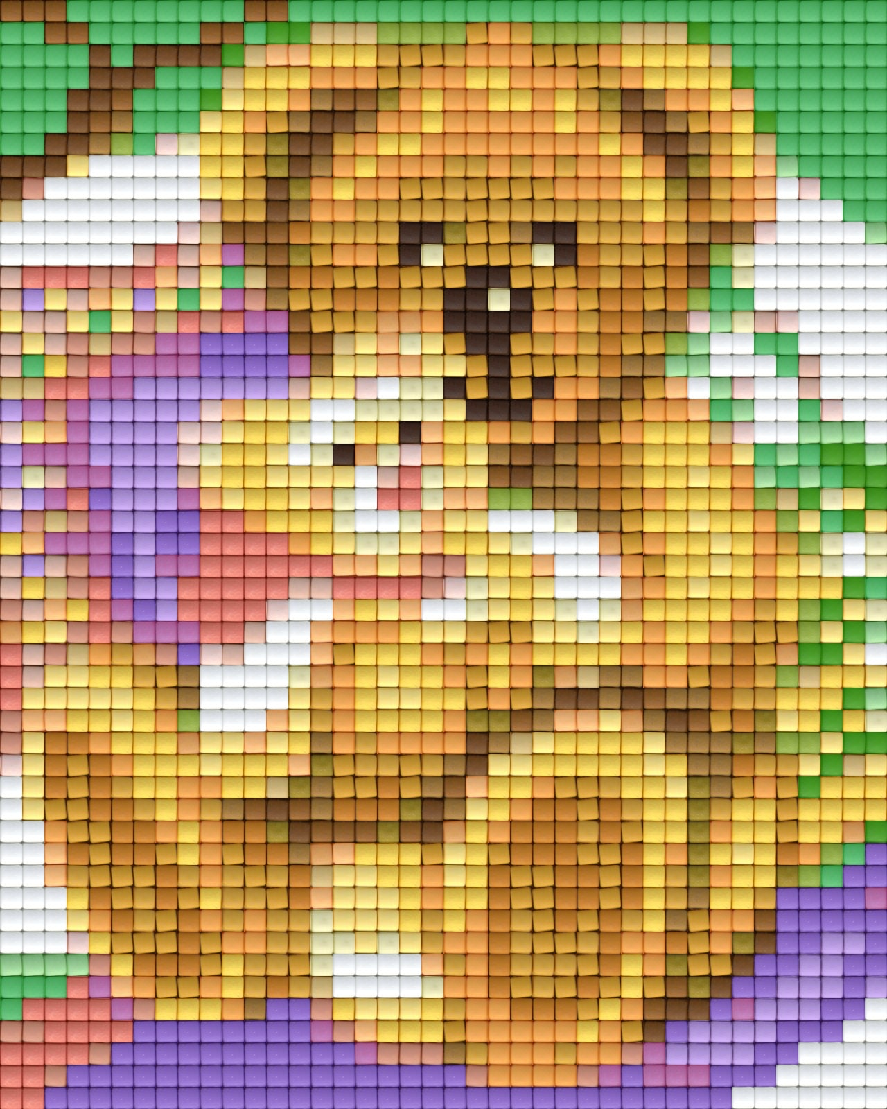 Pixelhobby Klassik Vorlage - Teddyliebe