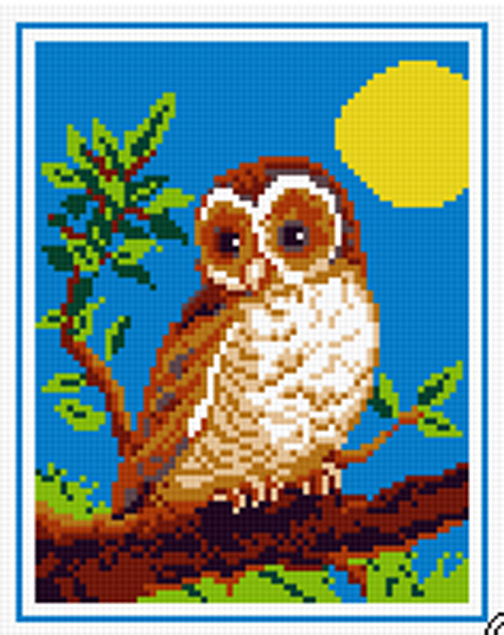 Pixel hobby classic set - owl and moon