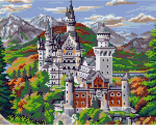 Pixel hobby classic template - Neuschwanstein