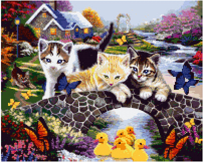 Pixelhobby Klassik Vorlage - Kitties Wonderland
