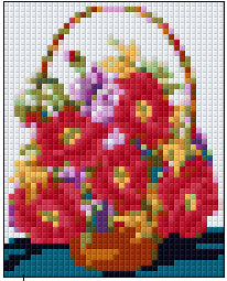 Pixel hobby classic template - Flower Basket