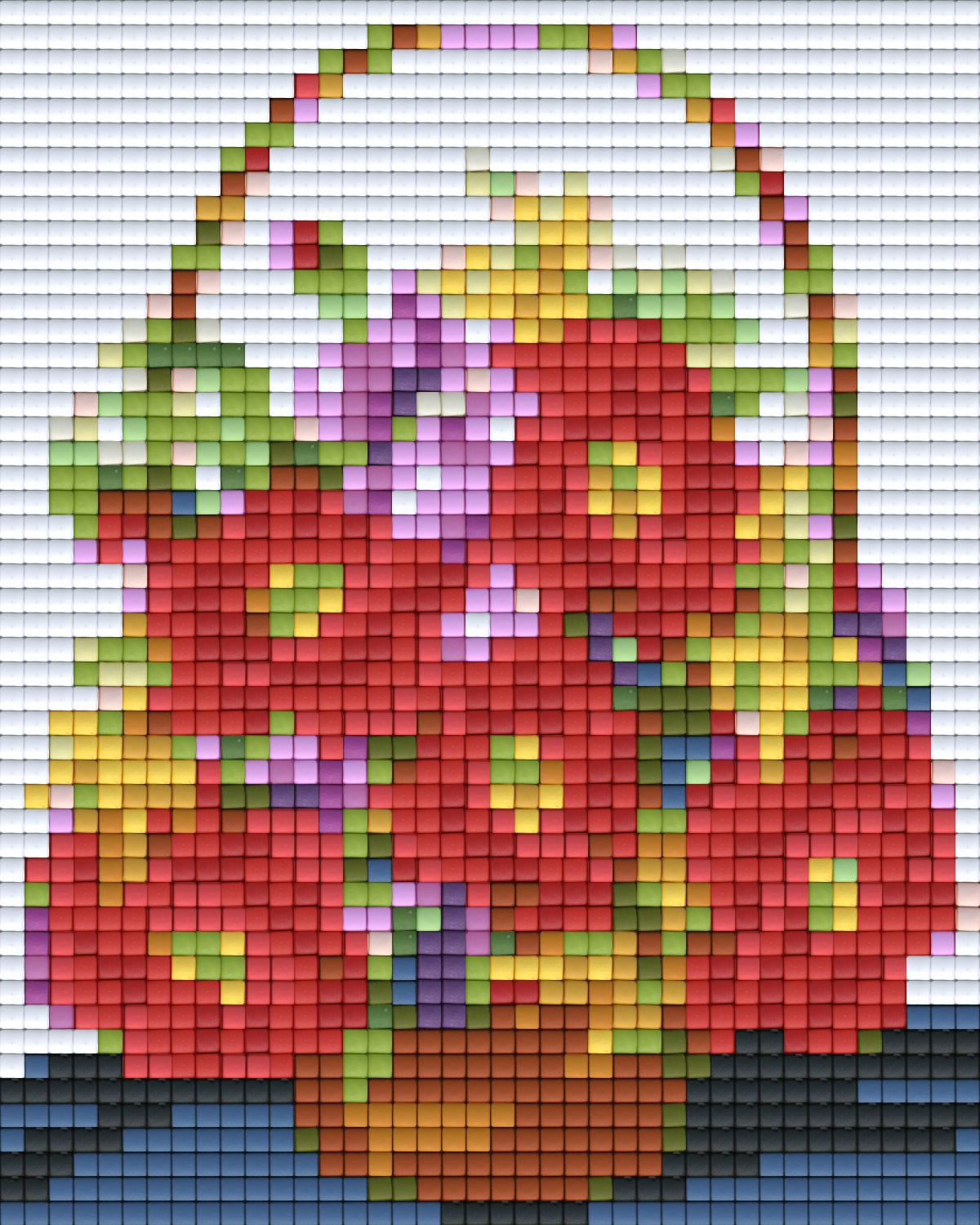 Pixelhobby Klassik Vorlage - Flower Basket