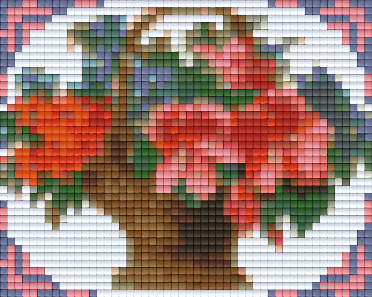 Pixel Hobby Classic Template - Flower Basket 2