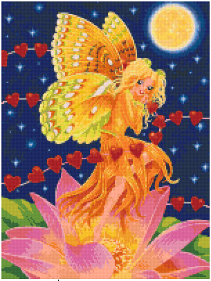 Pixelhobby Klassik Vorlage - Butterfly Fairy