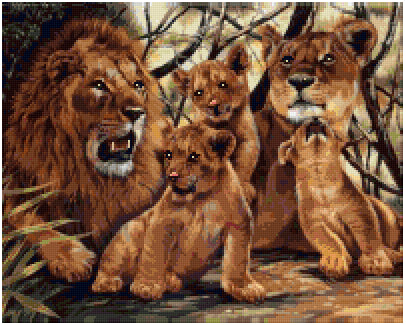 Pixel Hobby Classic Set - Meet the Lion Family