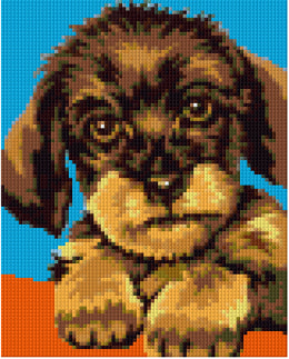 Pixel hobby classic template - dachshund baby