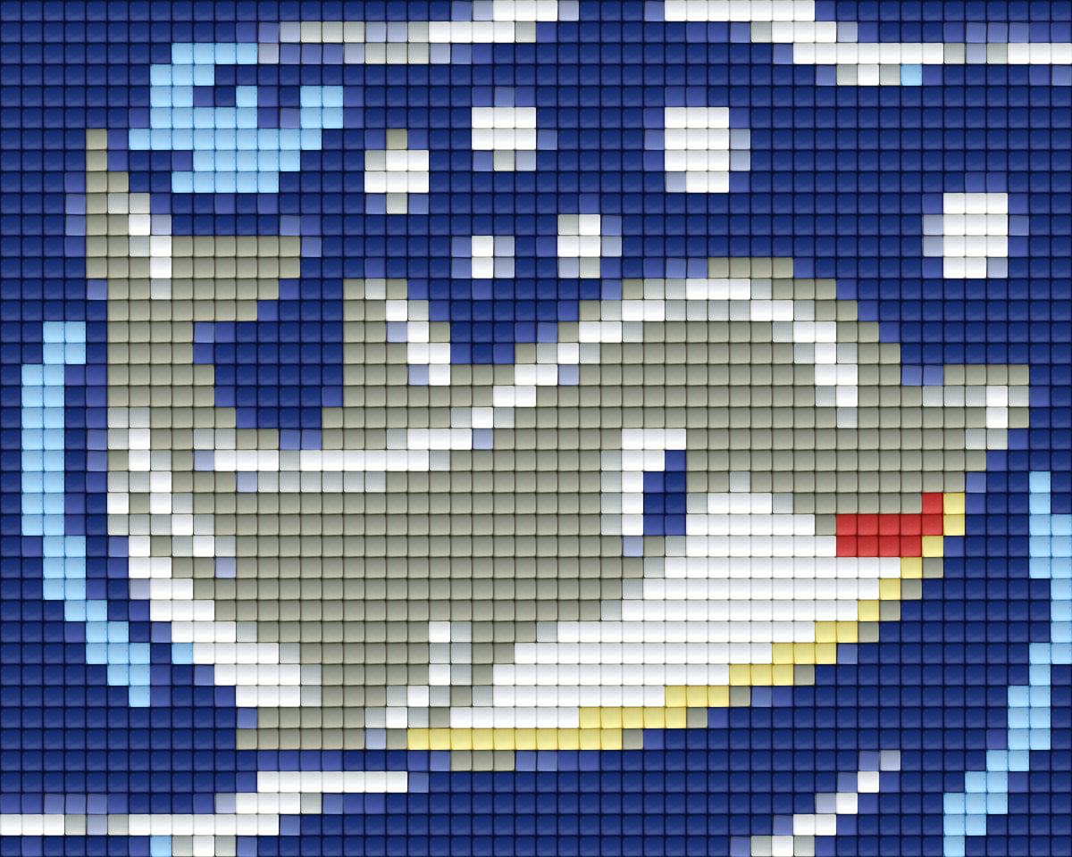 Pixelhobby Klassik Vorlage - Happy Dolphin