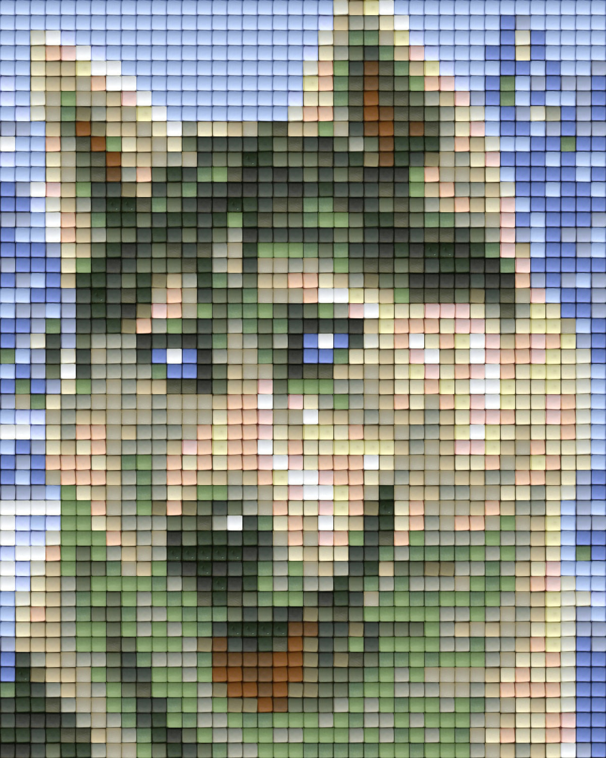 Pixelhobby Klassik Vorlage - Husky