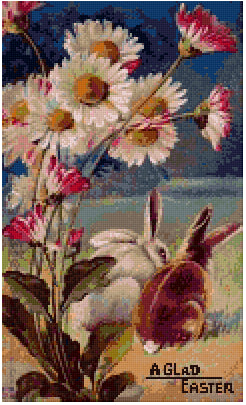 Pixelhobby Klassik Vorlage - Bunny Talk