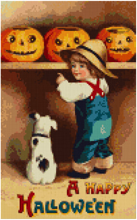 Pixel Hobby Classic Template - Pumpkin Boy