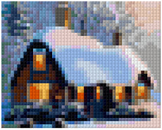 Pixelhobby Klassik Vorlage - Snow House