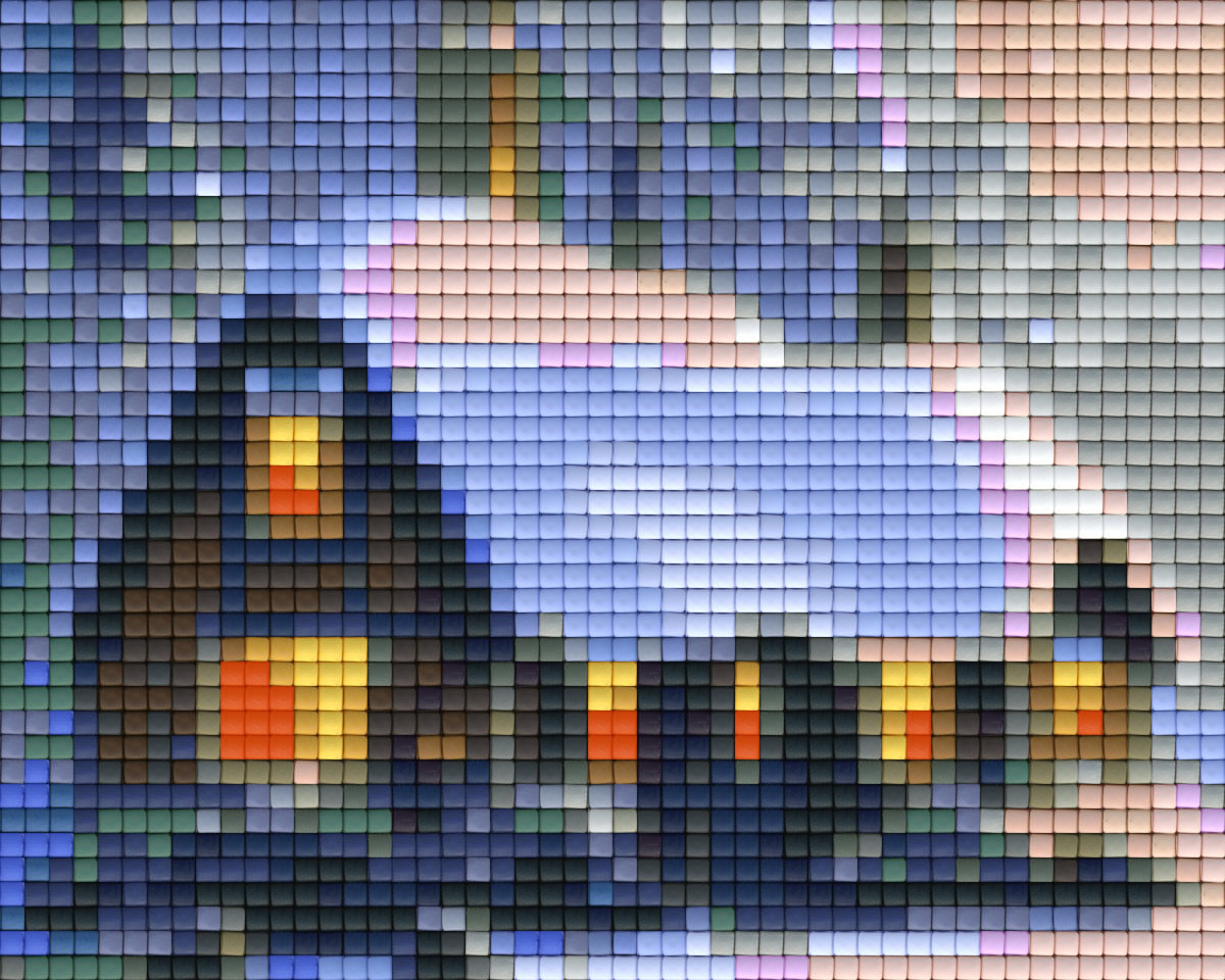 Pixelhobby Klassik Vorlage - Snow House