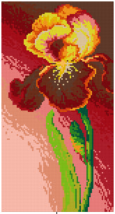 Pixelhobby classic template - The fine iris