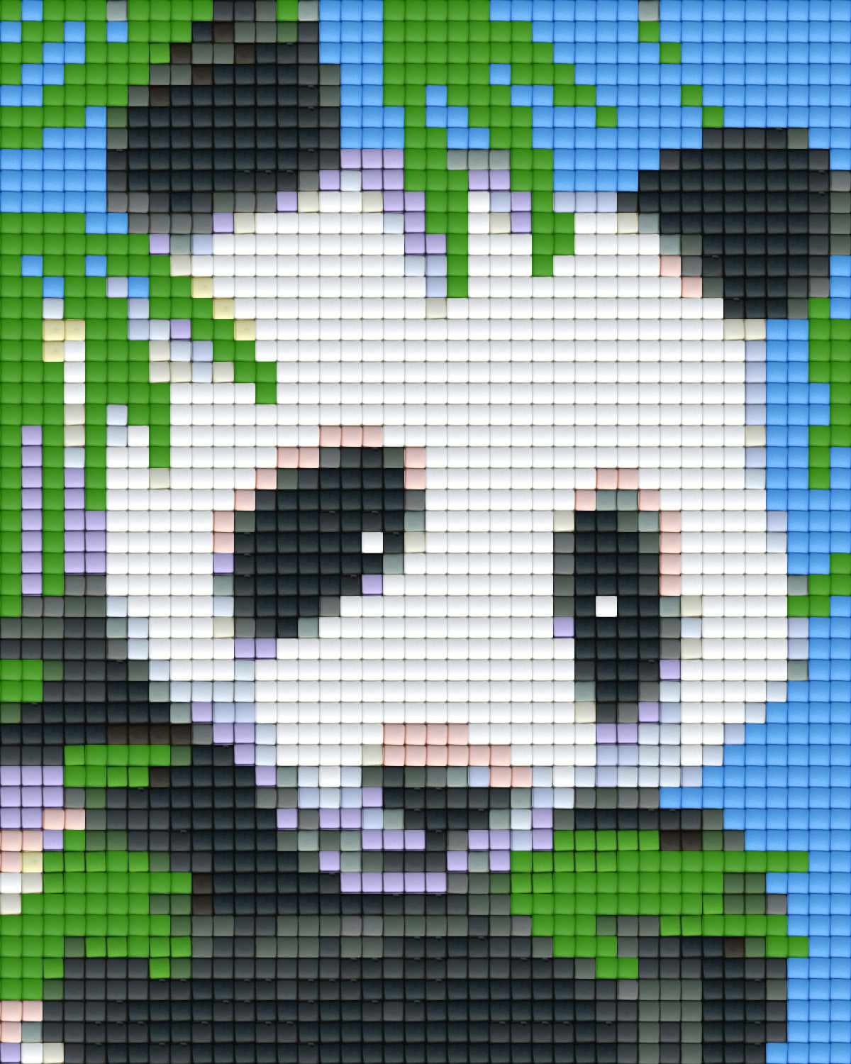 Pixelhobby Klassik Vorlage - Little Panda
