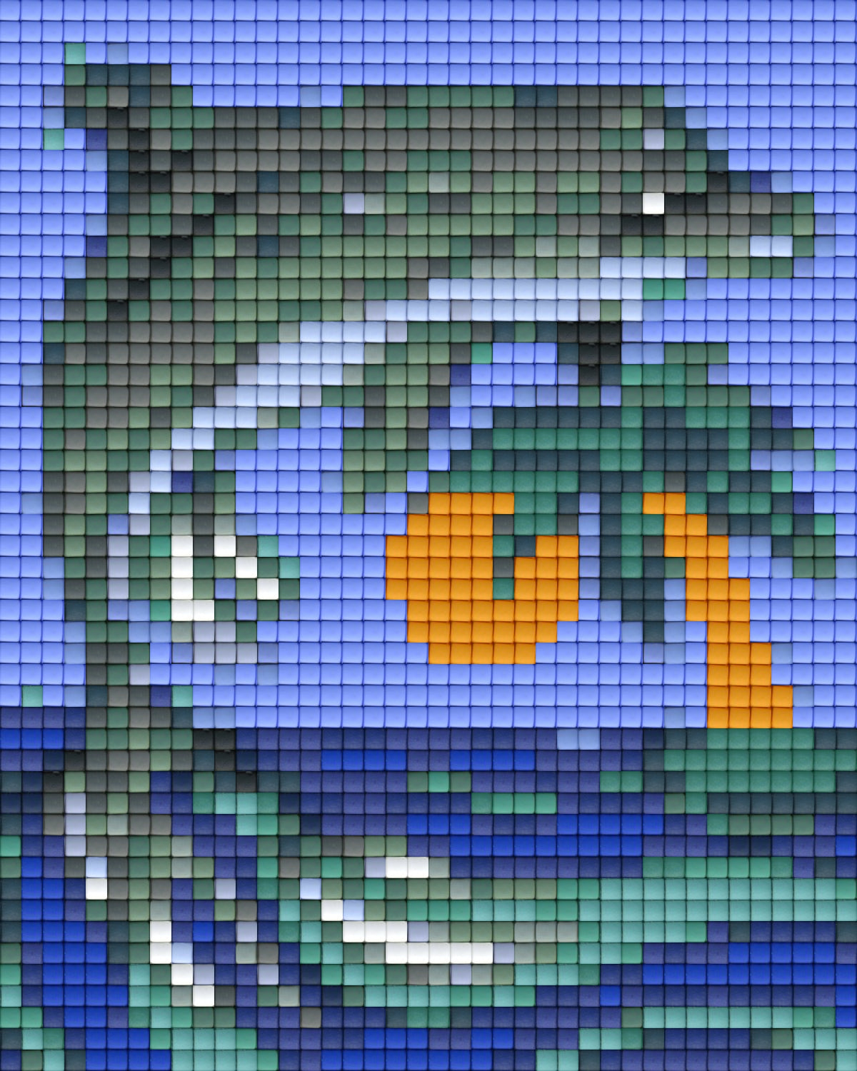 Pixelhobby Klassik Vorlage - Dolphin & Island