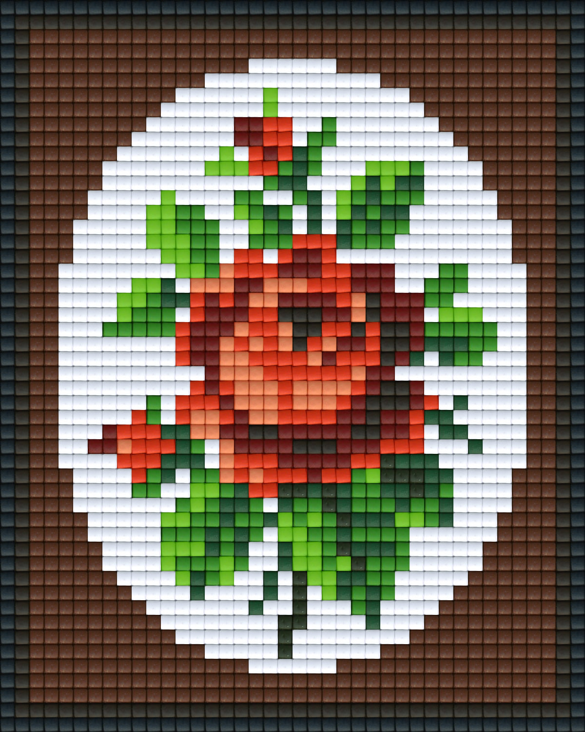 Pixelhobby Klassik Vorlage - Rose