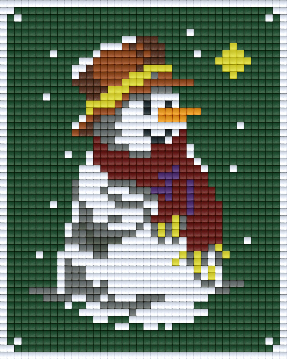 Pixelhobby Klassik Vorlage - Snowman