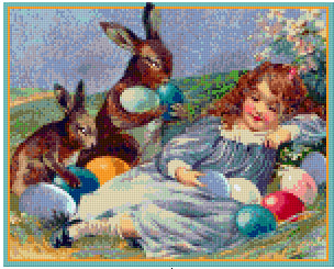 Pixelhobby Klassik Vorlage - Easter Dreams