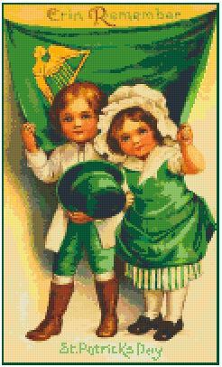 Pixelhobby Klassik Vorlage - St. Patricks Children