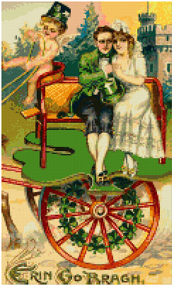 Pixelhobby Klassik Vorlage - St. Patricks Couple