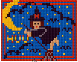 Pixel Hobby Classic Template - Halloween Witch