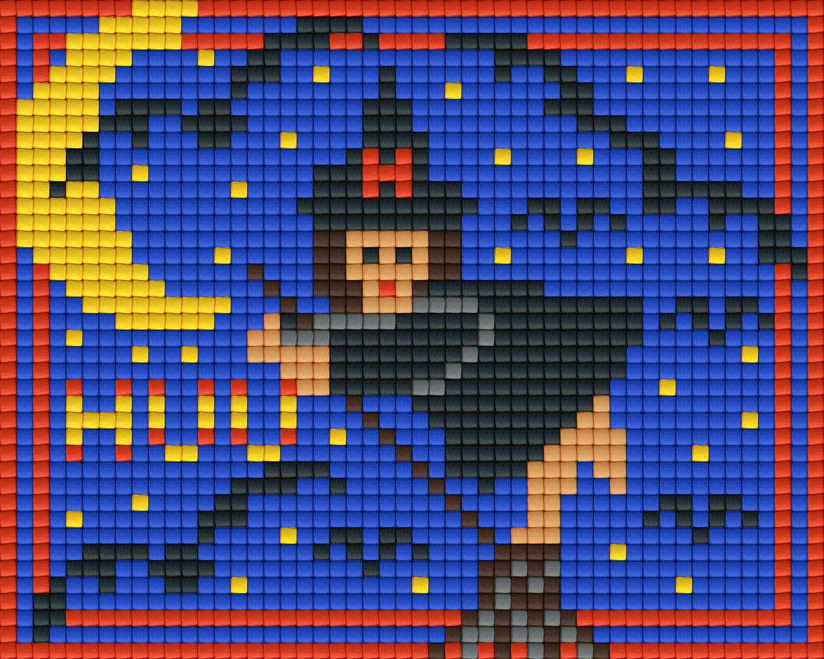 Pixelhobby Klassik Vorlage - Halloween Witch