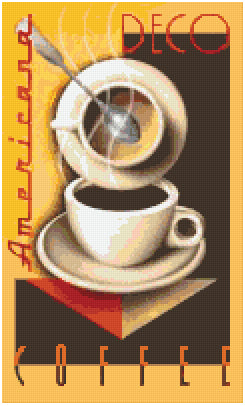 Pixelhobby Klassik Set - American Coffee