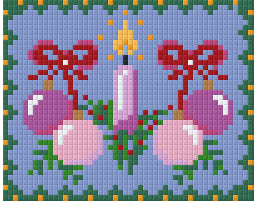Pixel Hobby Classic Template - Red Purple Candle