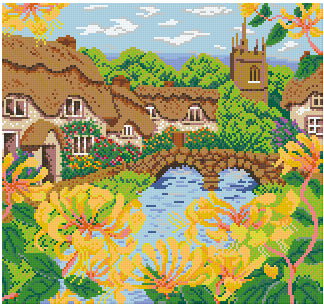 Pixel Hobby Classic Template - Happy Village