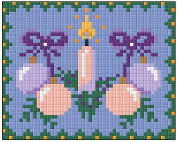 Pixel Hobby Classic Template - Rose Purple Candle