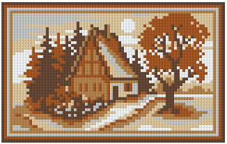 Pixel Hobby Classic Template - Soft Brown Home