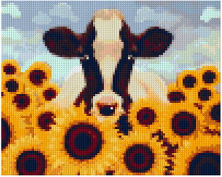 Pixelhobby Klassik Vorlage - Sunflower Cow