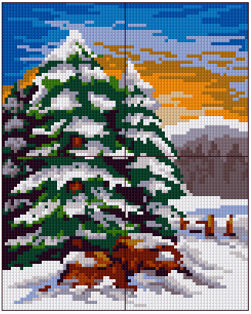 Pixel hobby classic template - winter morning