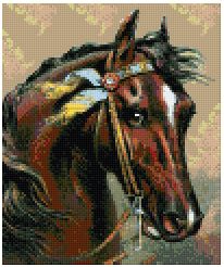 Pixelhobby Klassik Vorlage - Victorian Horse