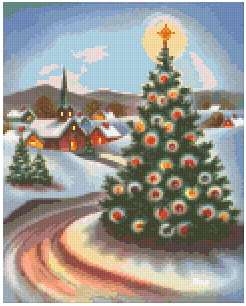 Pixel hobby classic template - Christmastree