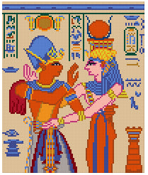 Pixelhobby Klassik Vorlage - Egyptian Love