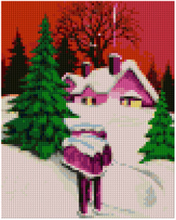 Pixelhobby Klassik Set - Winters Red