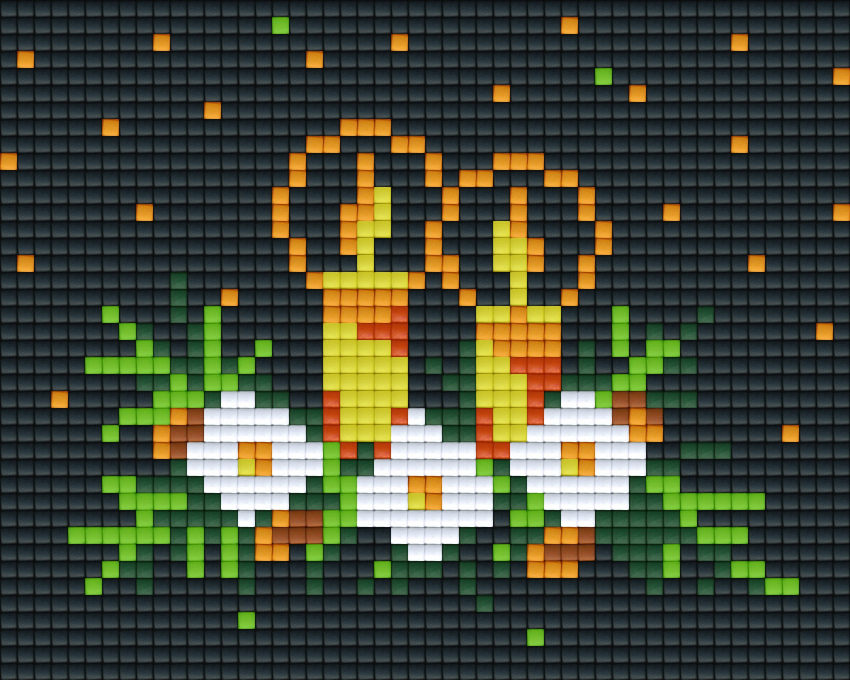 Pixelhobby Klassik Vorlage - Goldener Schein